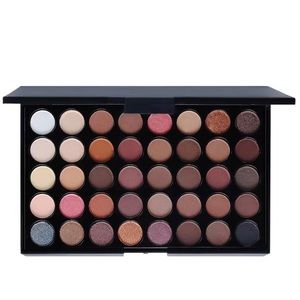 PopFeel 40 Color Eyeshadow Palette(Matte/Shimmer/Metallic)(Multi-color) (Earth)